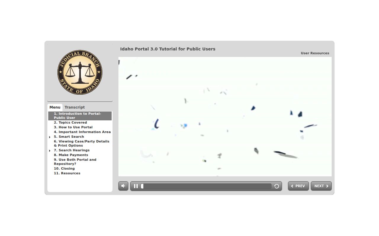 Official tutorial for Madison County criminal court case searches