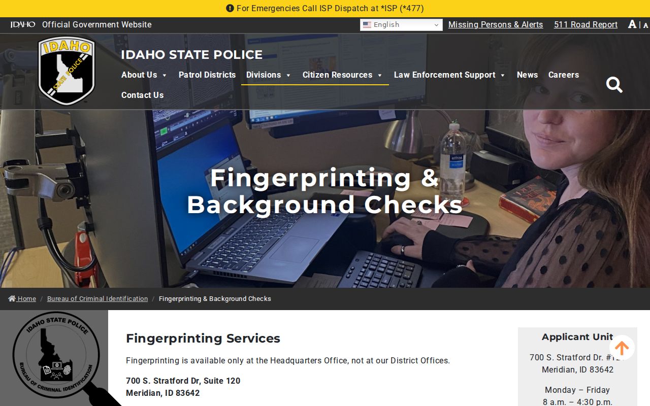 Madison County criminal history BCI background check instructions